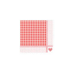 40 Tovaglioli 38x38 Shabby Rosso