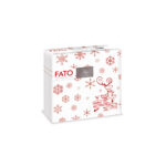 40 Tovaglioli 38x38 Christmas Deer Rosso
