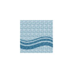 50 Tovaglioli Airlaid 40x40 Flow Blu