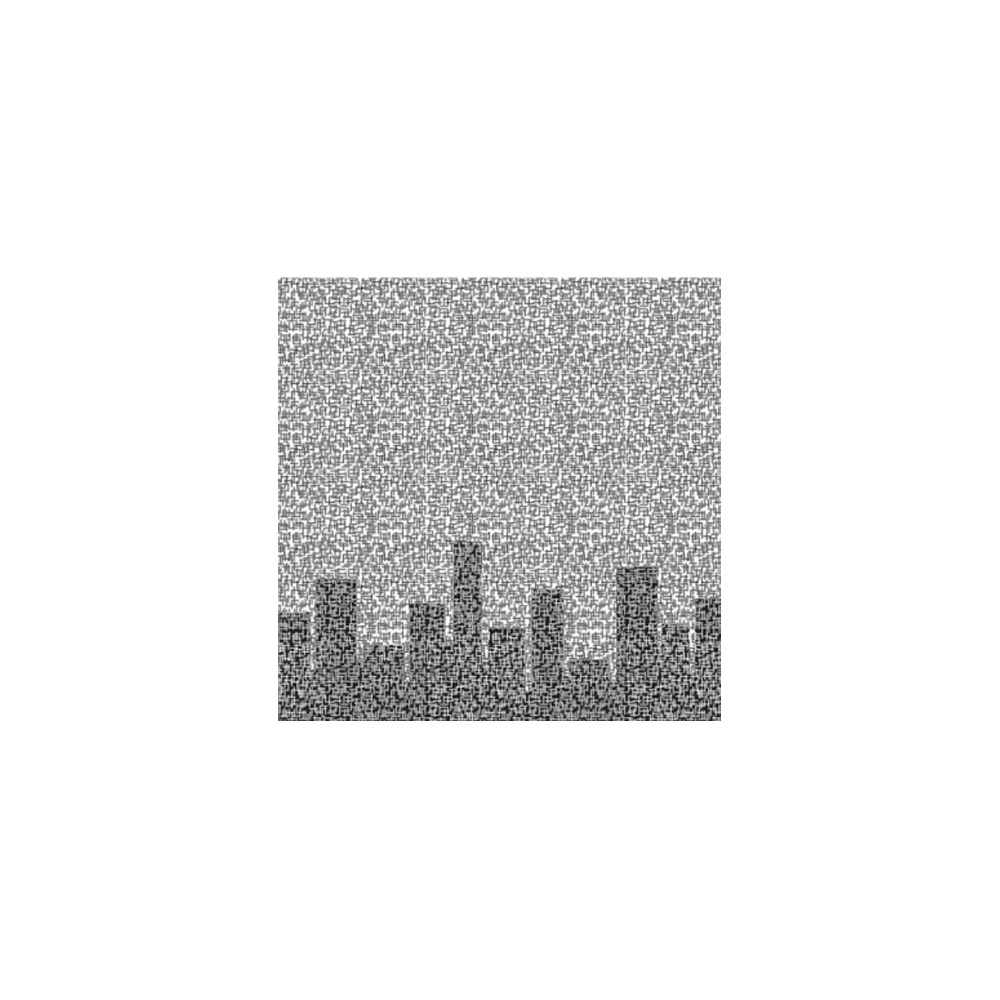 F88442300 50 Tovaglioli Airlaid 40x40 Skyline Nero - immagine 1