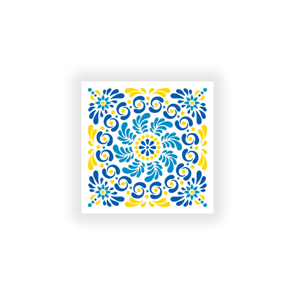 F88456900 50 Tovaglioli Airlaid 40x40 Costiera Blu Amalfi - immagine 1