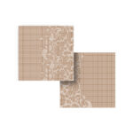 25 Tovaglie 100x100 Drops Nocciola