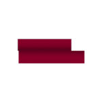 1 Runner 0,40x24  Bordeaux